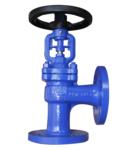 Angle bellow seal globe valve